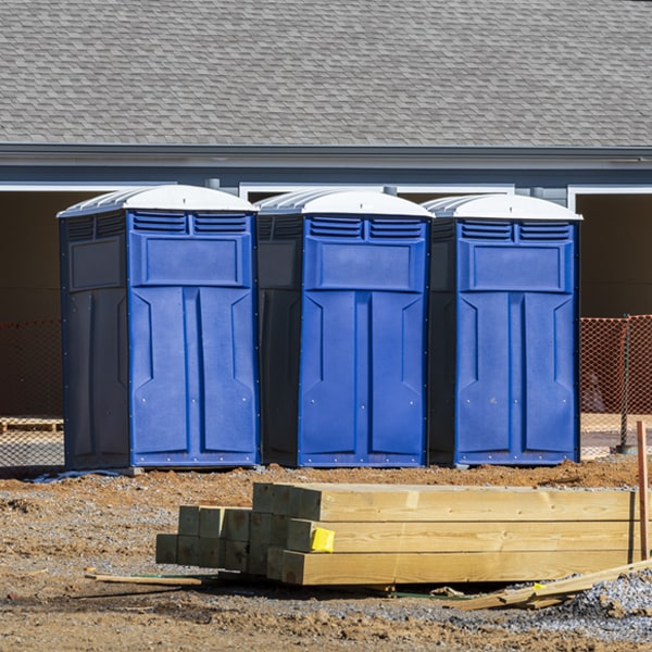 how often are the porta potties cleaned and serviced during a rental period in Aldie VA